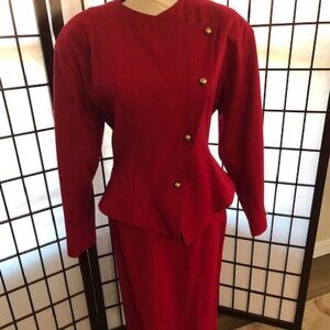 Michelle Stuart, Collections by, Red Suit, Size 12